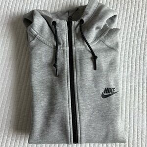 Nike Light Gray Hoodie with Black Accents